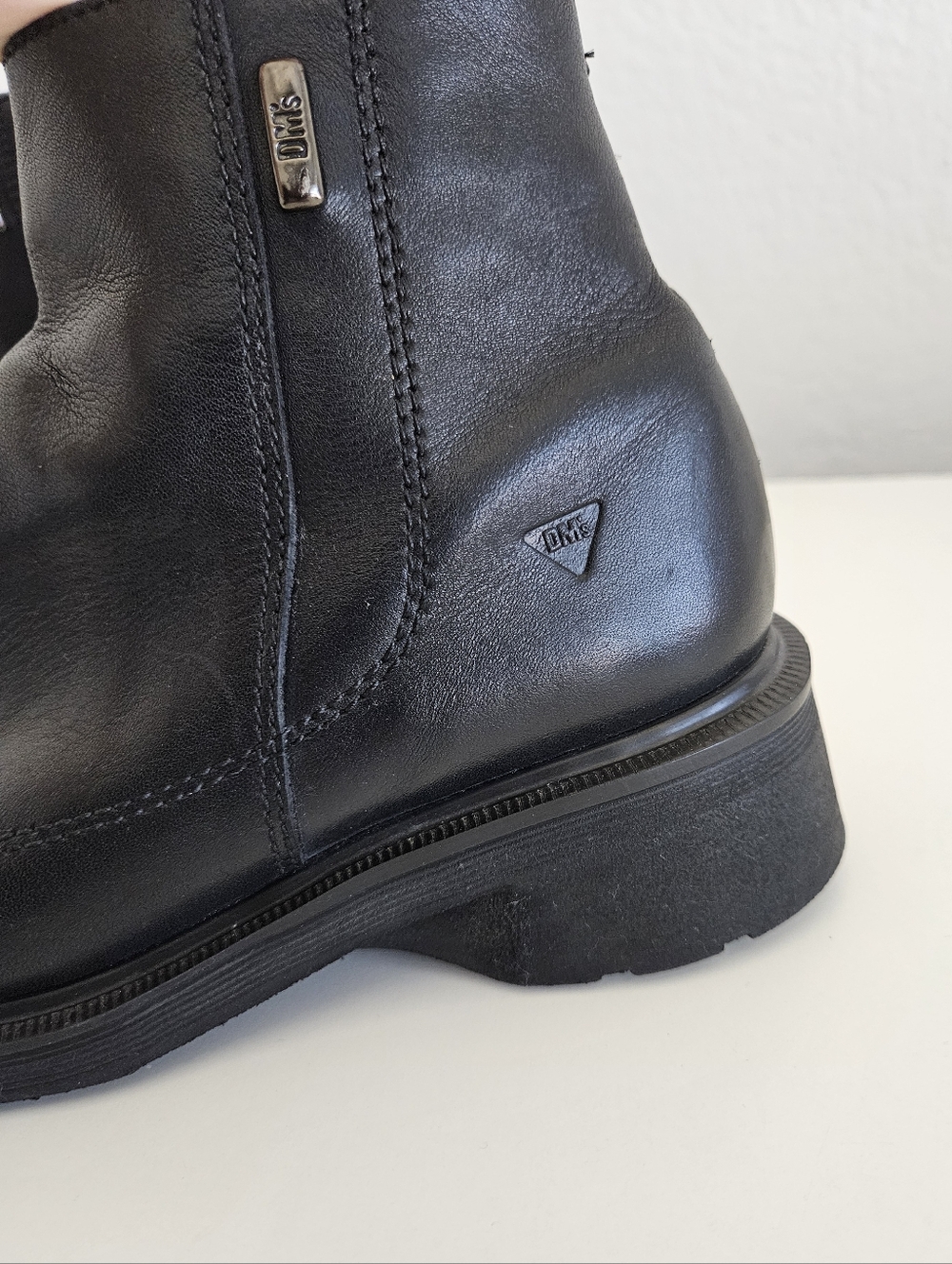 Dr. Martens Vintage 9278 Leather Made in England Black Platform Boots Women US 7 - Picture 11 of 11